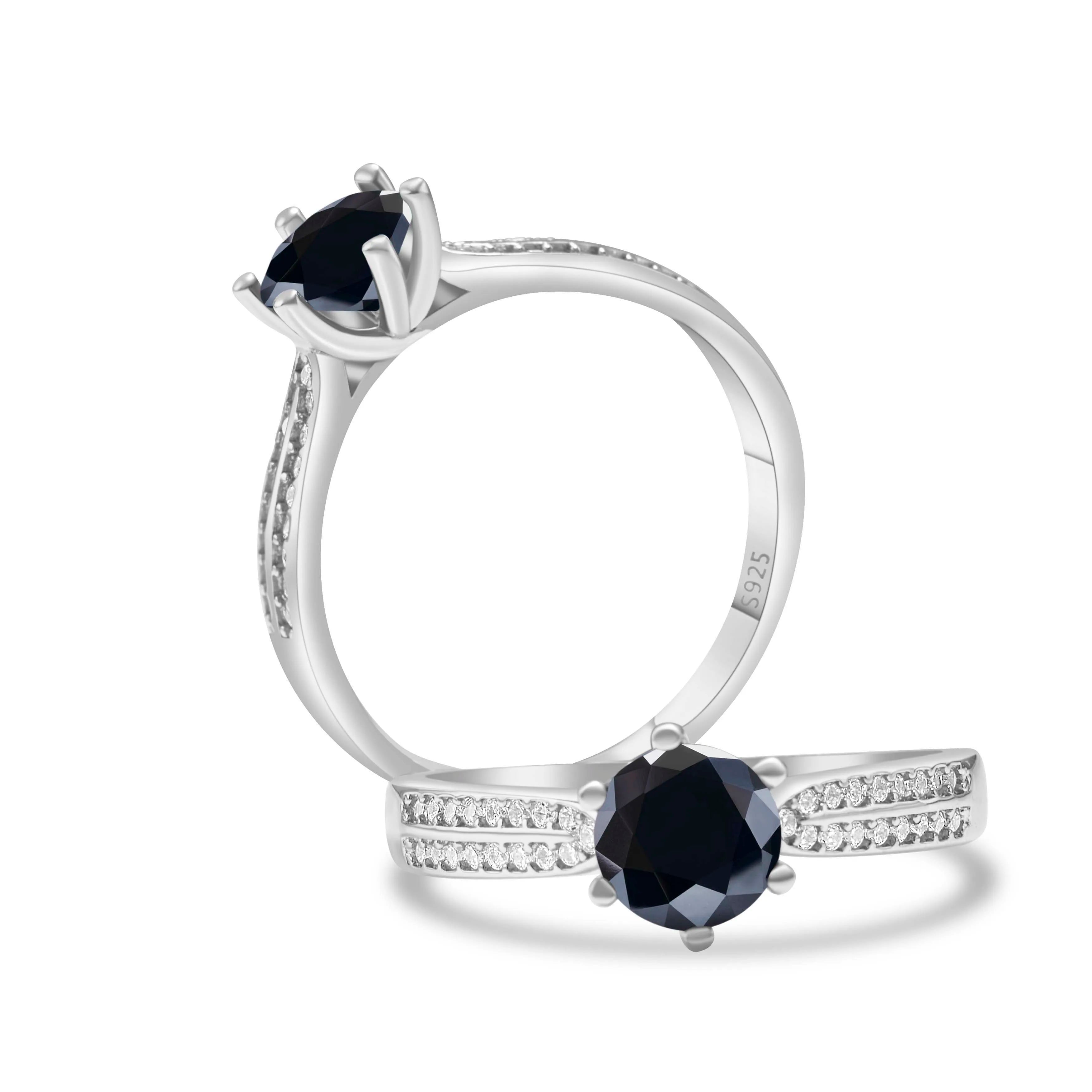 Ring D-Farbe – S925 Sterling Silber