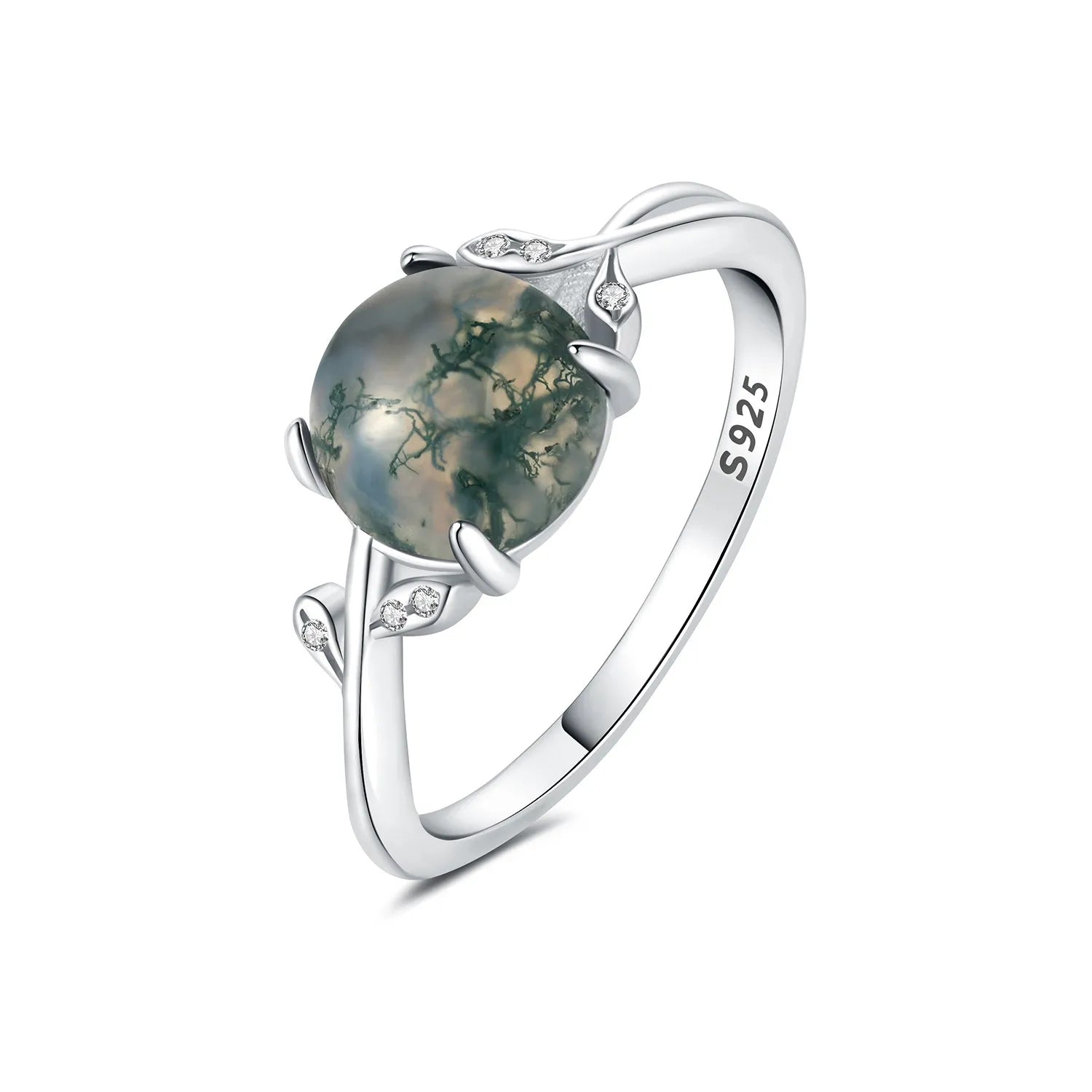 Zirkon Sternring Silber