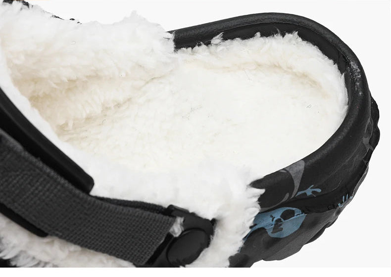 Herren Winter-Hausschuhe Plüsch & Rutschfest