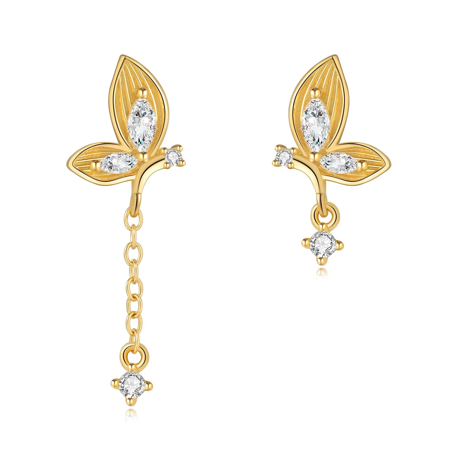 Orstarry Schmetterlings-Ohrringe aus 925er-Sterlingsilber, dunkle Serie, Ohrstecker für Damen, S925-Schmuck, Party, Jahrestag, trendiges Geschenk