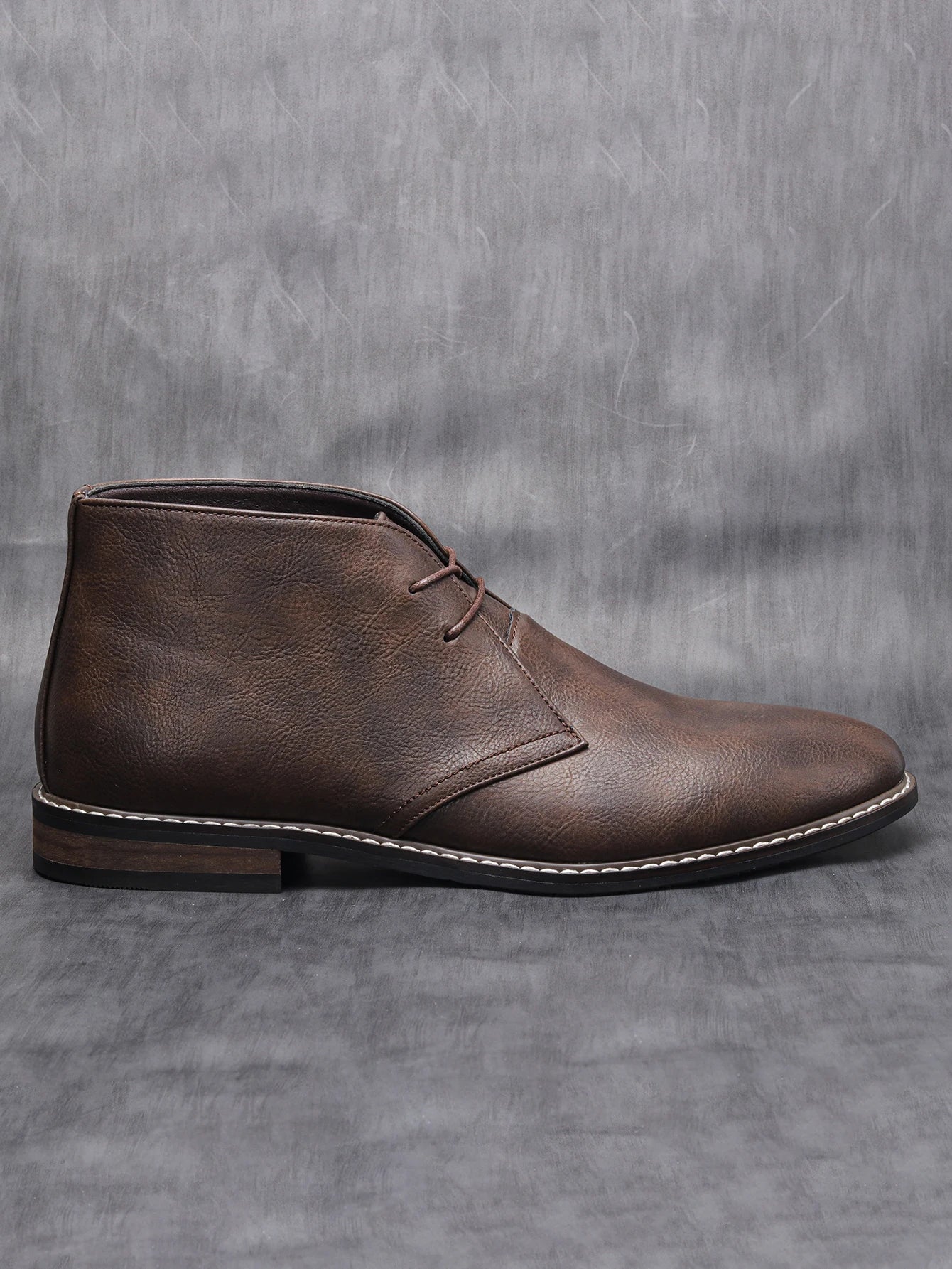 Retro Stil Herren Lederstiefel – Klassische Vintage Stiefeletten