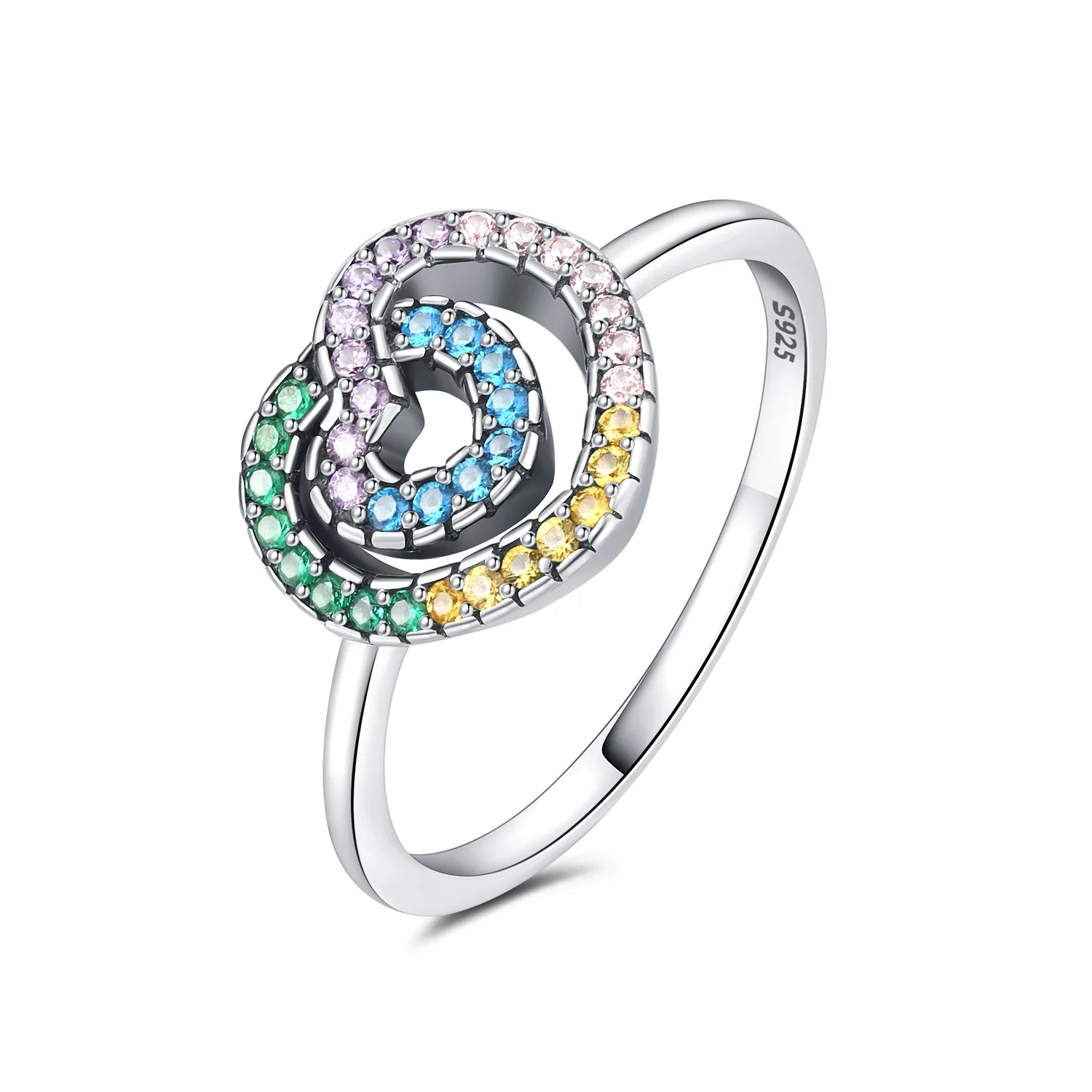 Zirkon Sternring Silber