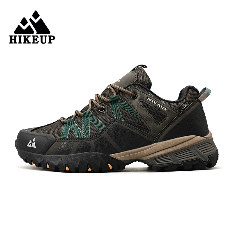HIKEUP Atmungsaktive Dämpfung Rutschfeste Turnschuhe Herren Wanderschuhe Laufen Trekking Turnschuhe Outdoor Bergsportschuhe für Männer