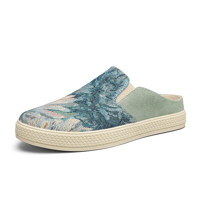 Sommer Herren-Canvas-Hausschuhe Rutschfest