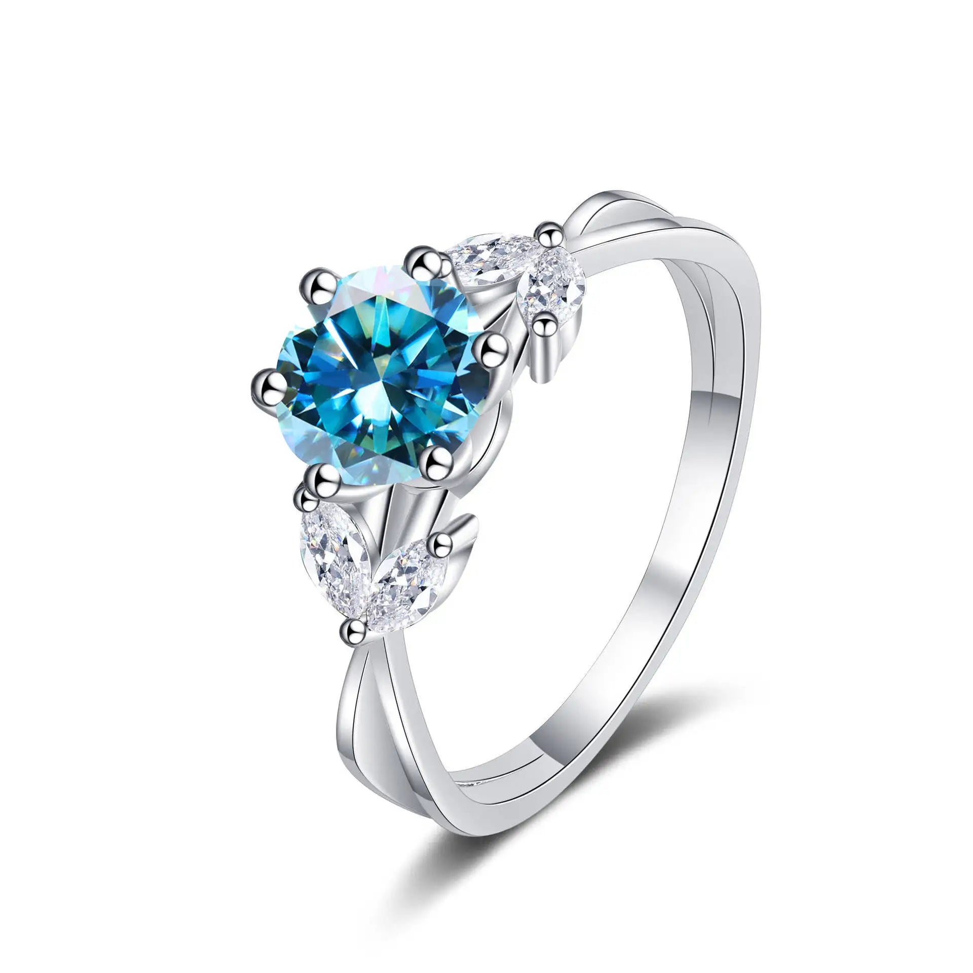 Luxus Moissanit-Solitärring – 1ct – Frauen