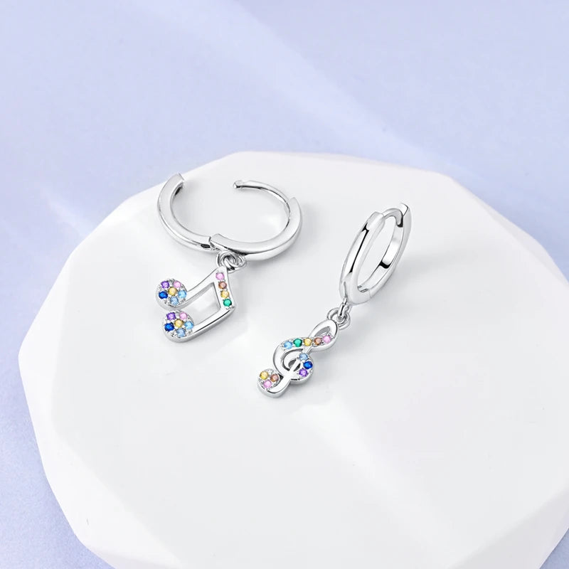 Heiße Verkäufe 925 Sterling Silber Creolen Blume Stern Mond Sonne Creolen mit Zirkonia Modeschmuck für Frauen Mädchen