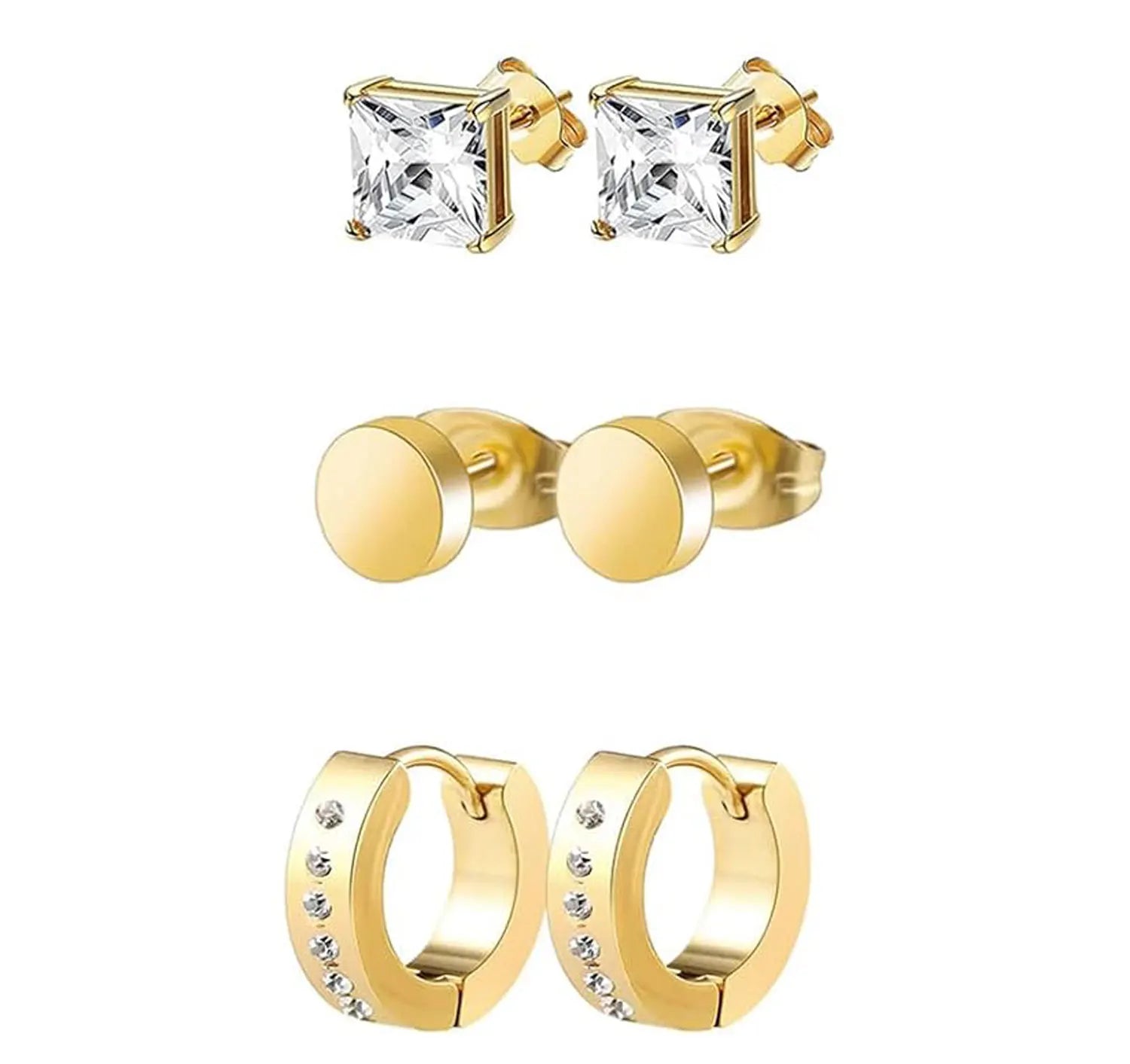 Edelstahl Herren  fraun Ohrringe