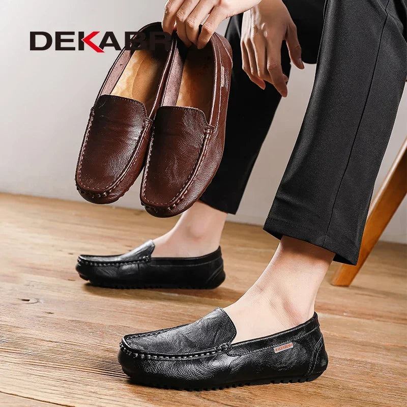 Klassische DEKABR Leder Loafer