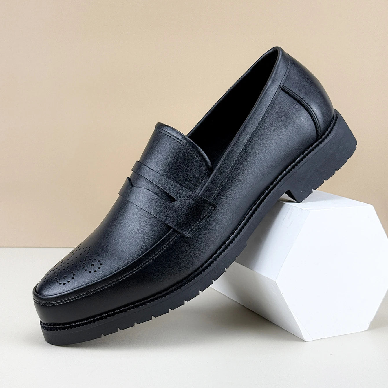 Herren Oxford Loafer aus Leder