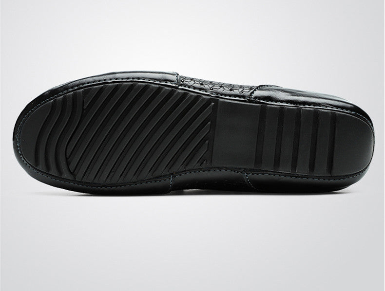 Luxus Leder Herrenmokassins