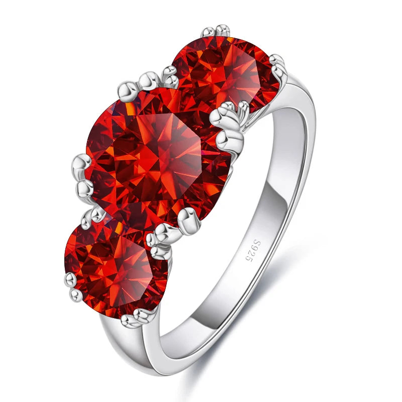 Moissanit Diamantring Silber