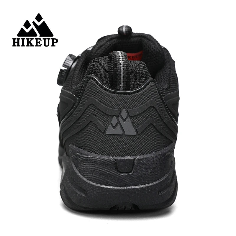 HIKEUP-Lederschuhe für Herren, Outdoor-Wanderschuhe, Touristentreckingsneaker, Bergsteigen, Trail-Joggingschuhe, Spannschloss