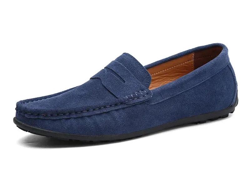Hochwertige Leder Herrenmokassins