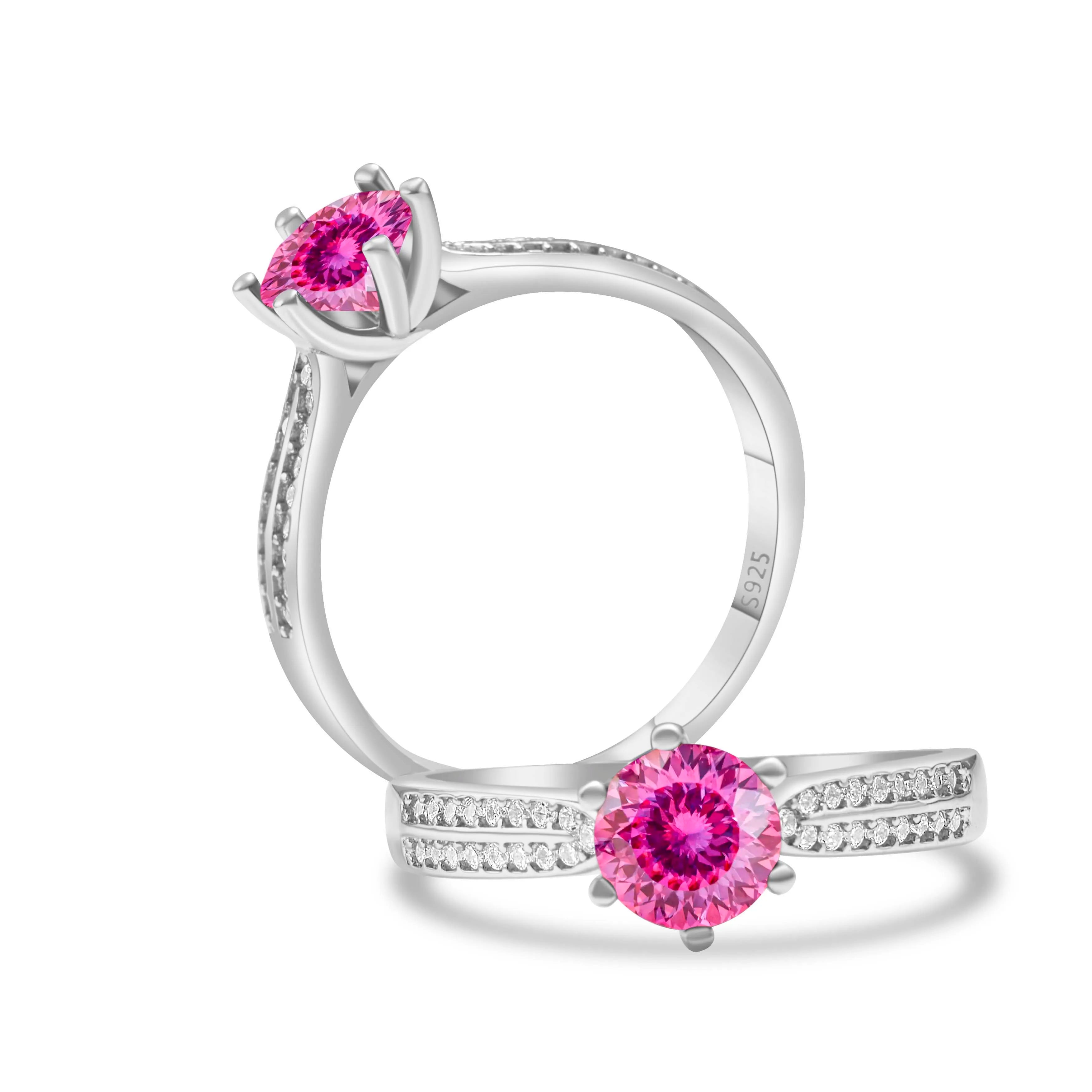 Ring D-Farbe – S925 Sterling Silber