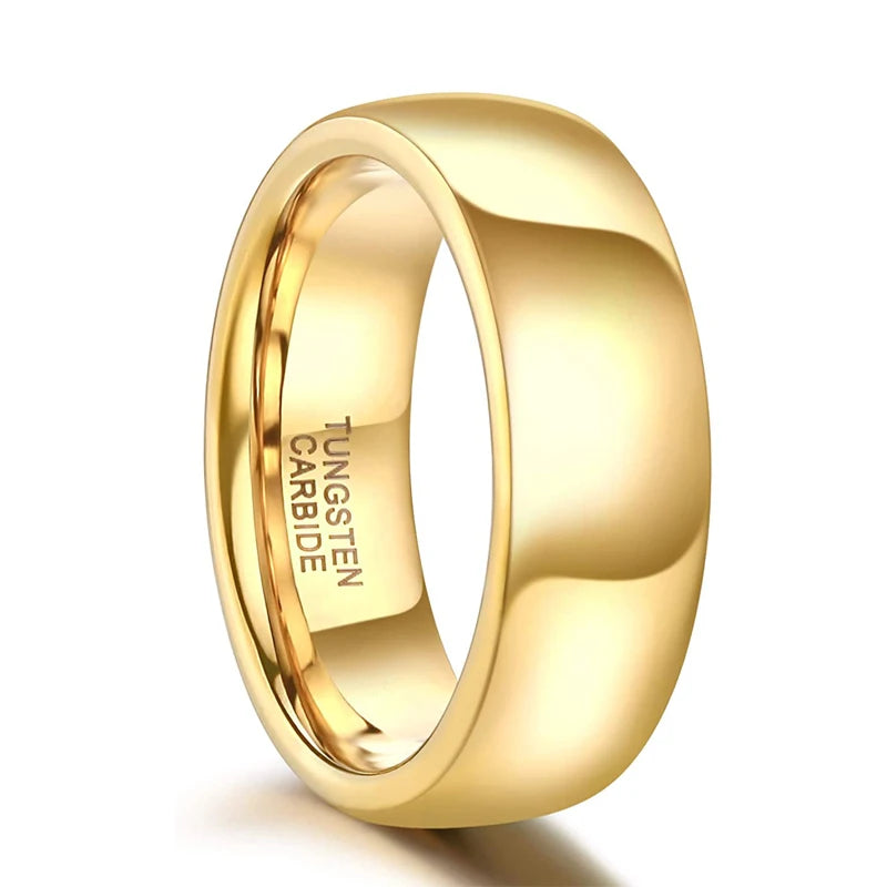 Goldener Wolframring Damen &amp; Herren