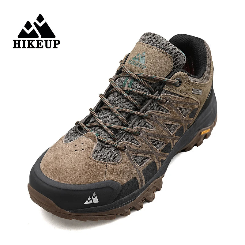 HIKEUP Modische Outdoor-Schuhe, Wandern, Herren, Sport, lässig, Bergtrekking-Stiefel, Camping-Sneaker für Herren, rutschfest, verschleißfest