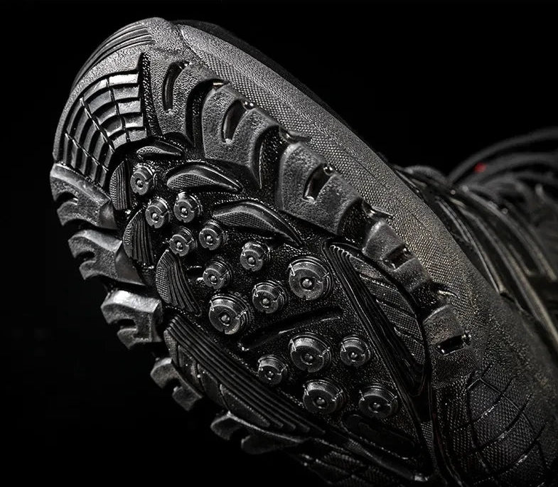 Hochwertige Leder-Combat-Stiefel für Männer