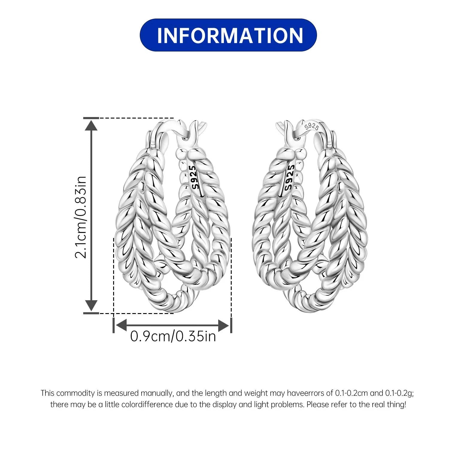 Heißer Verkauf 925 Sterling Silber Klassische Multi Ring Ohrringe Serie Tropfen Ohrringe Für Frauen Party Feines Geschenk Elegante Geburtstag Schmuck