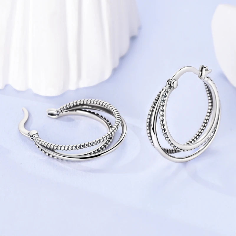 2025 neue 925 Sterling Silber Ohrringe Einfache Bogen Erdbeere Schmetterling Creolen für Hochzeit Party Frauen Schmuck Mädchen