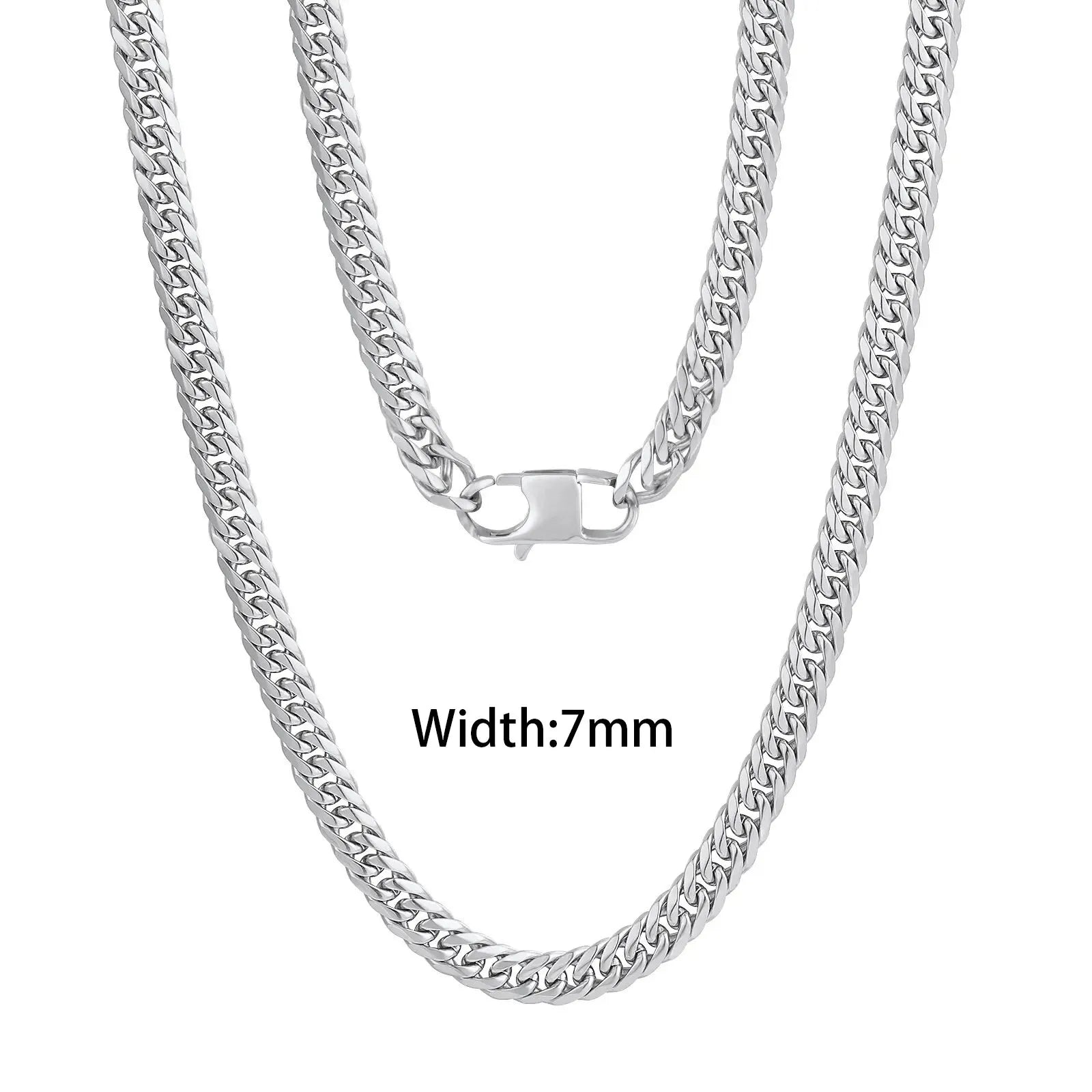 18 Karat vergoldete kubanische Gliederkette für Herren, 316L Edelstahl, Armband, Hip-Hop-Schmuck, Geschenke