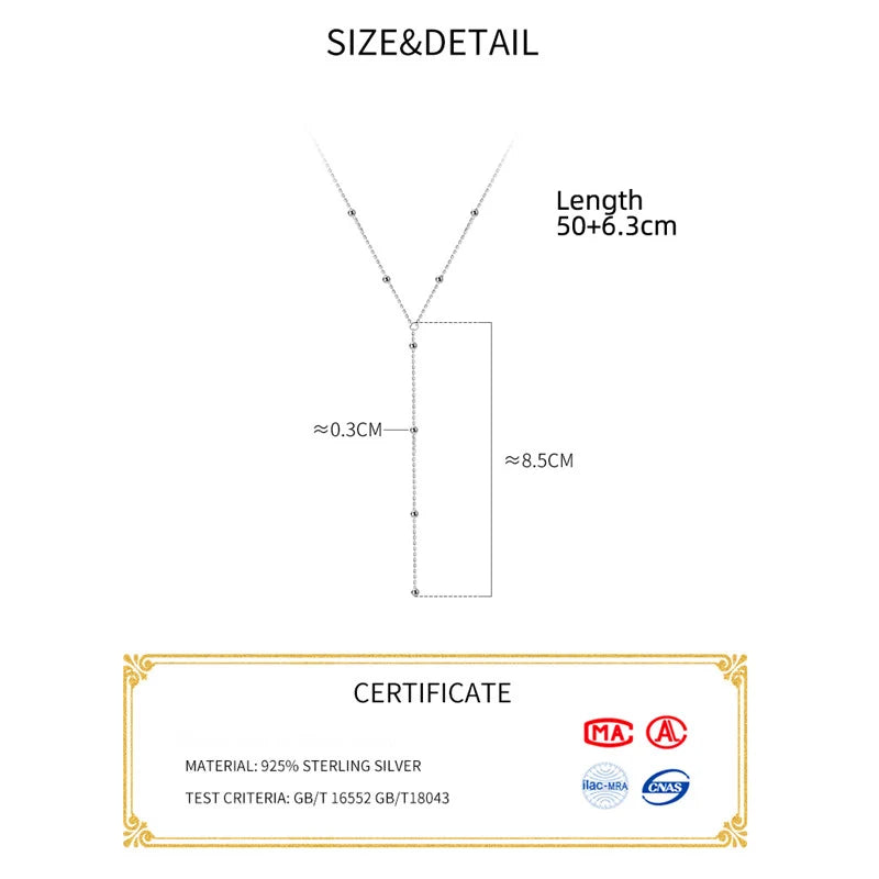 La Monada Damen-Halskette, 925er Silber, Ketten, Frau am Hals, minimalistischer Kettenanhänger, edler Schmuck für Frauen, Halskette, Silber, Mädchen
