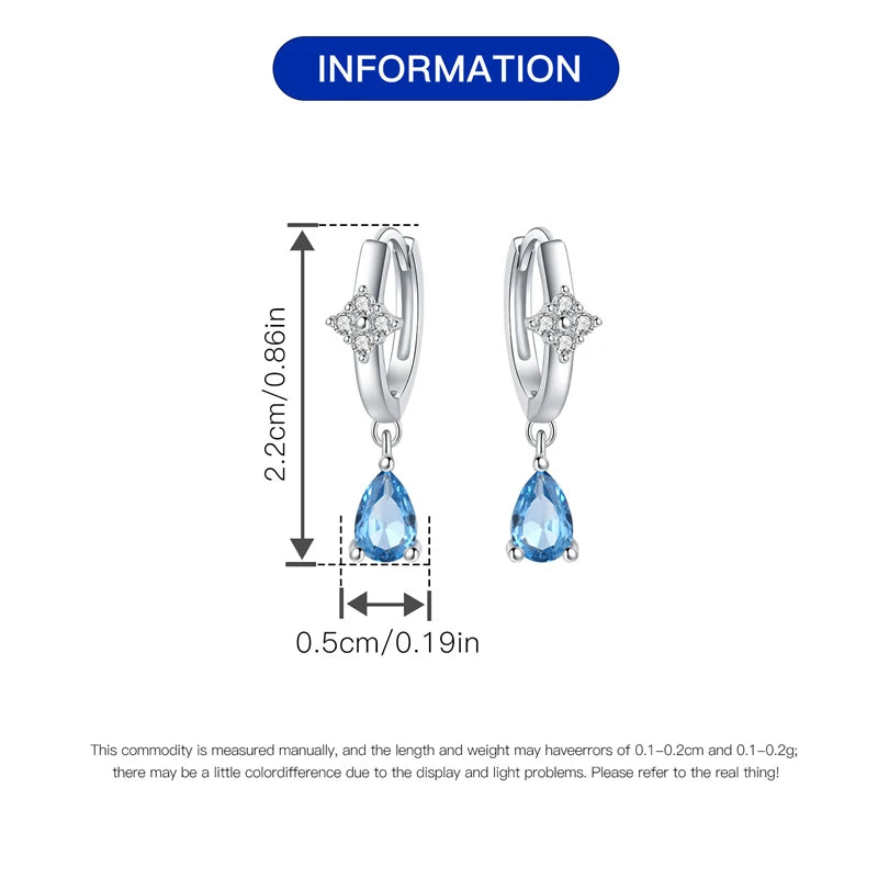925er-Sterlingsilber, ein Paar farbige Herz-Ohrringe, passend für Original-Charms, Creolen für Frauen und Mädchen, Ohrstecker, edler Schmuck