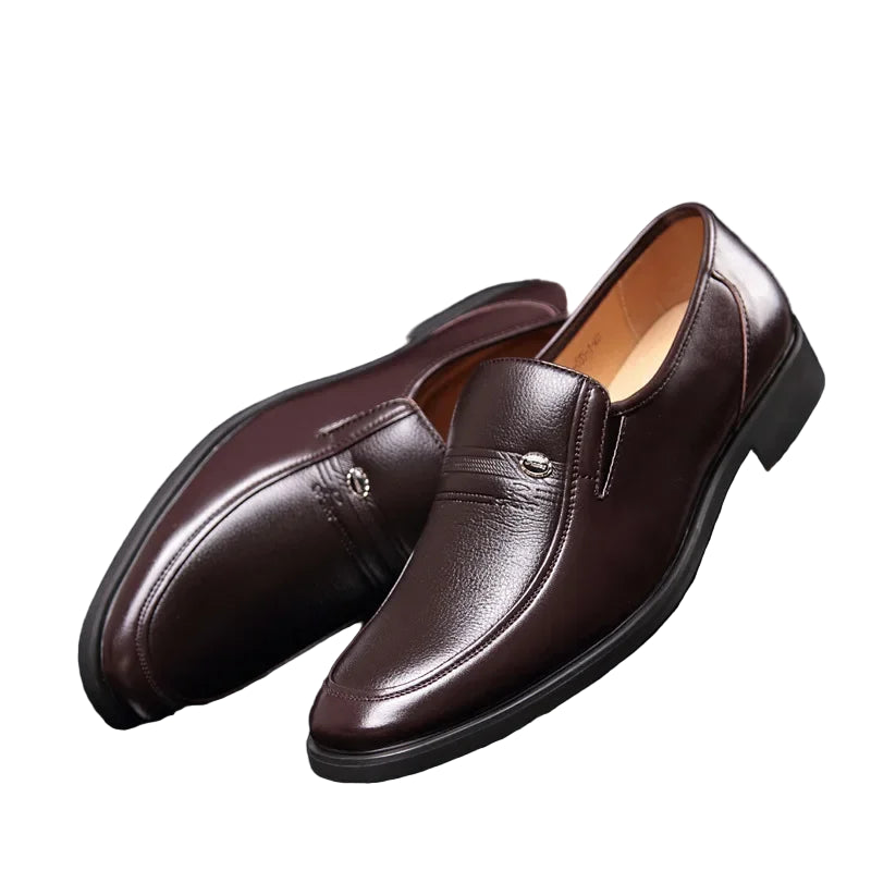 Herren Leder Loafers