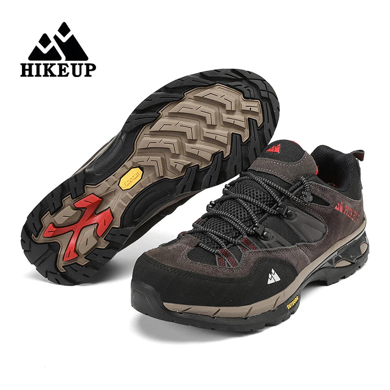 HIKEUP Rutschfeste, verschleißfeste Outdoor-Wanderschuhe, atmungsaktiv, spritzwassergeschützt, Klettern, Herren-Sneaker, Trekking, Tourismus, Bergschuhe
