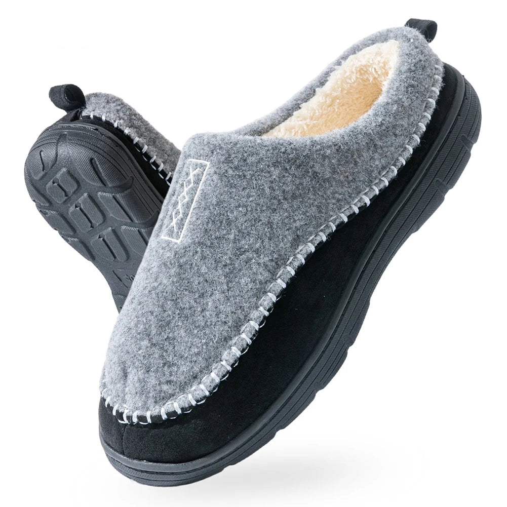 Herren Fannel-Hausschuhe Memory Foam Warm