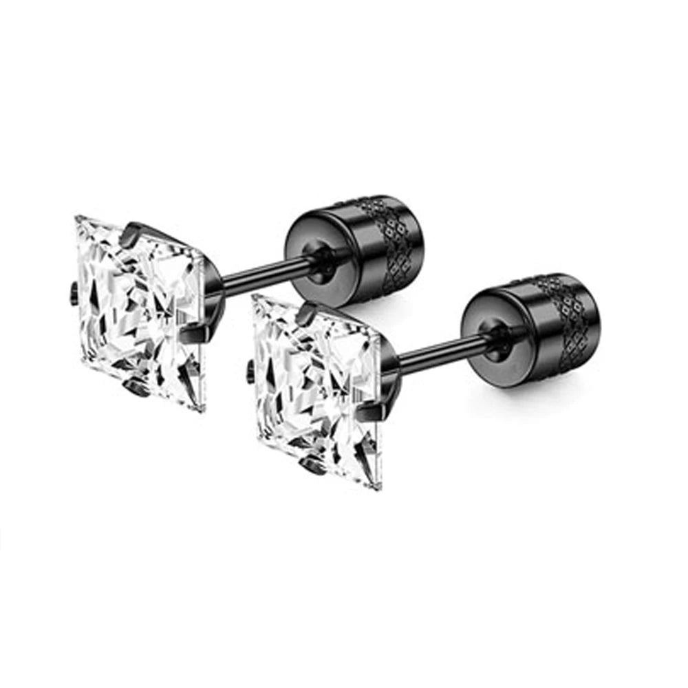 Edelstahl Punk Ohrstecker für Männer Frauen