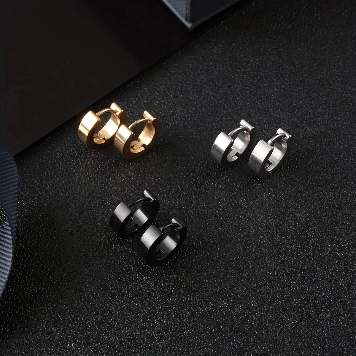 Edelstahl Punk Ohrstecker  für Männer und Frauen