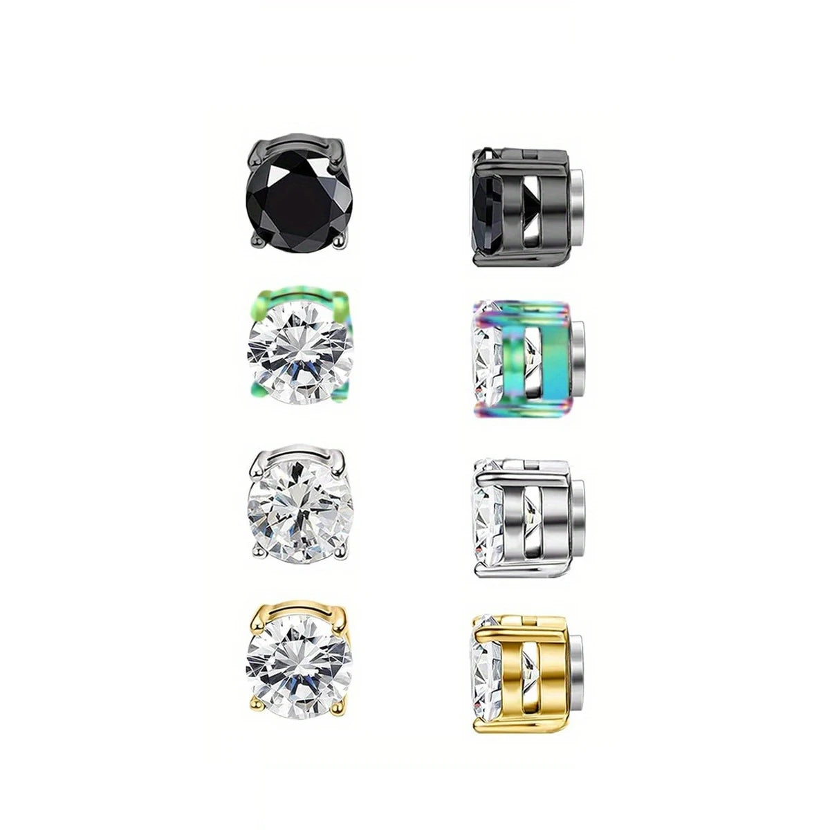 Magnetische Edelstahl Ohrringe  Männer und Frauen