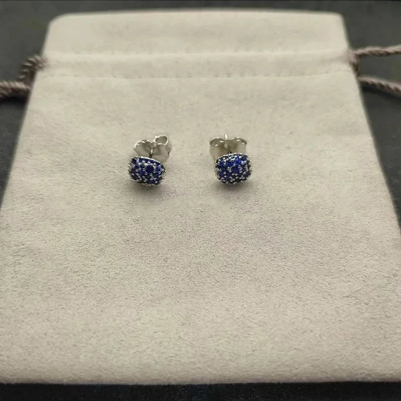 Hochwertige, modische, klassische Dy-Ohrstecker aus 925er Silber für den täglichen Gebrauch