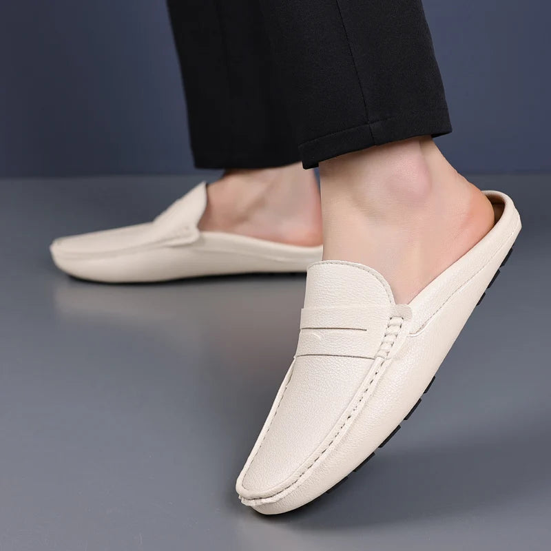 Sommer Leder Herren Loafers