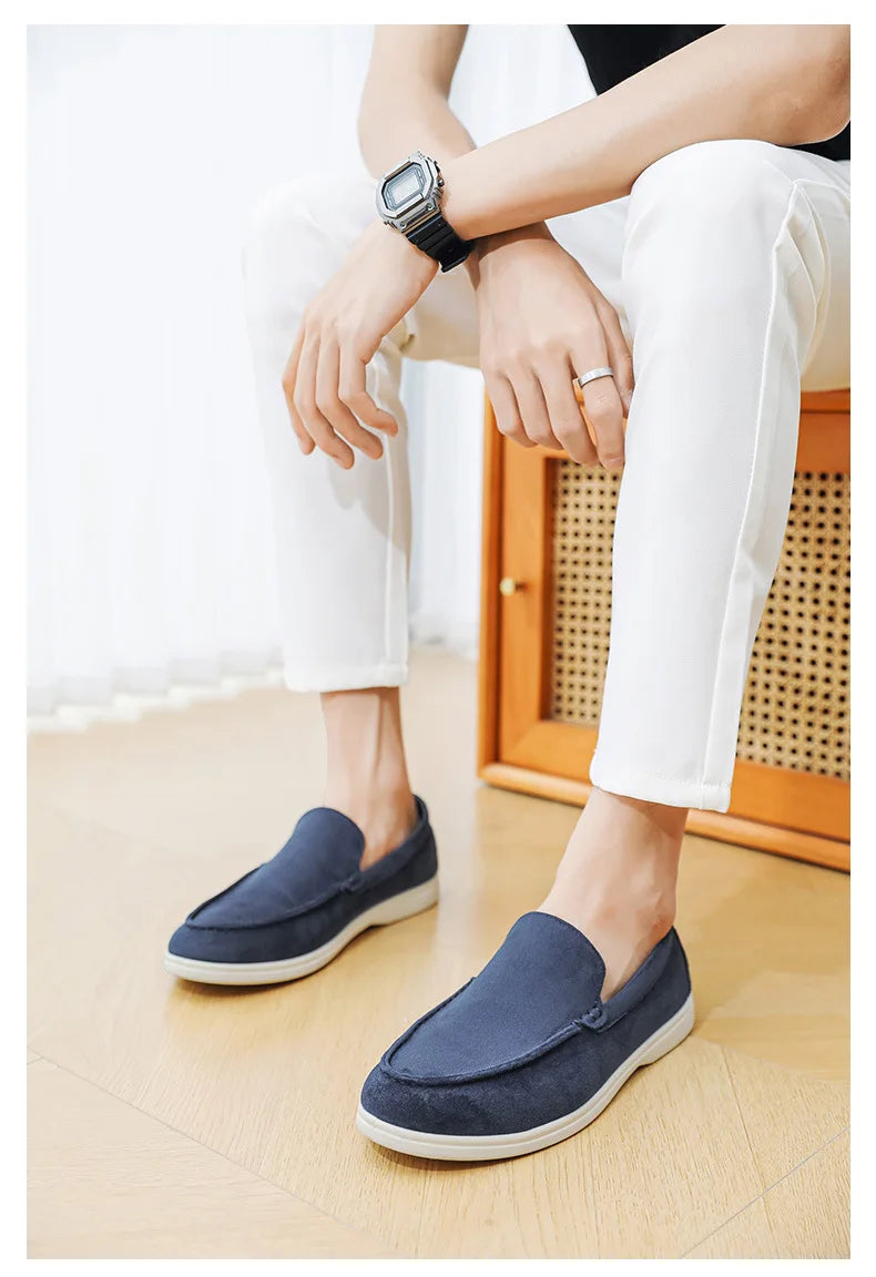 Herren-Loafer mit flachem