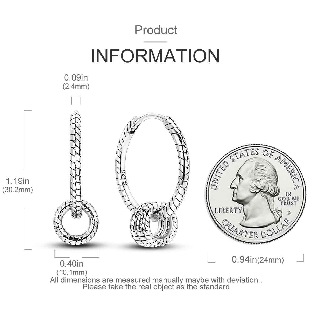 Heißer Verkauf 925 Sterling Silber Klassische Multi Ring Ohrringe Serie Tropfen Ohrringe Für Frauen Party Feines Geschenk Elegante Geburtstag Schmuck