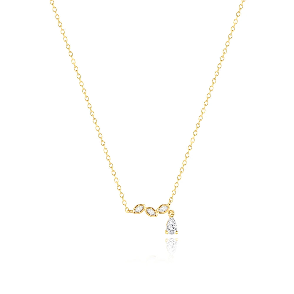 Adjutant 925 Sterling Silber Stapel Choker Kette Frauen zierliche Blume Zirkon Halskette Geometrie koreanischen Schlüsselbein Hals Schmuck Geschenke