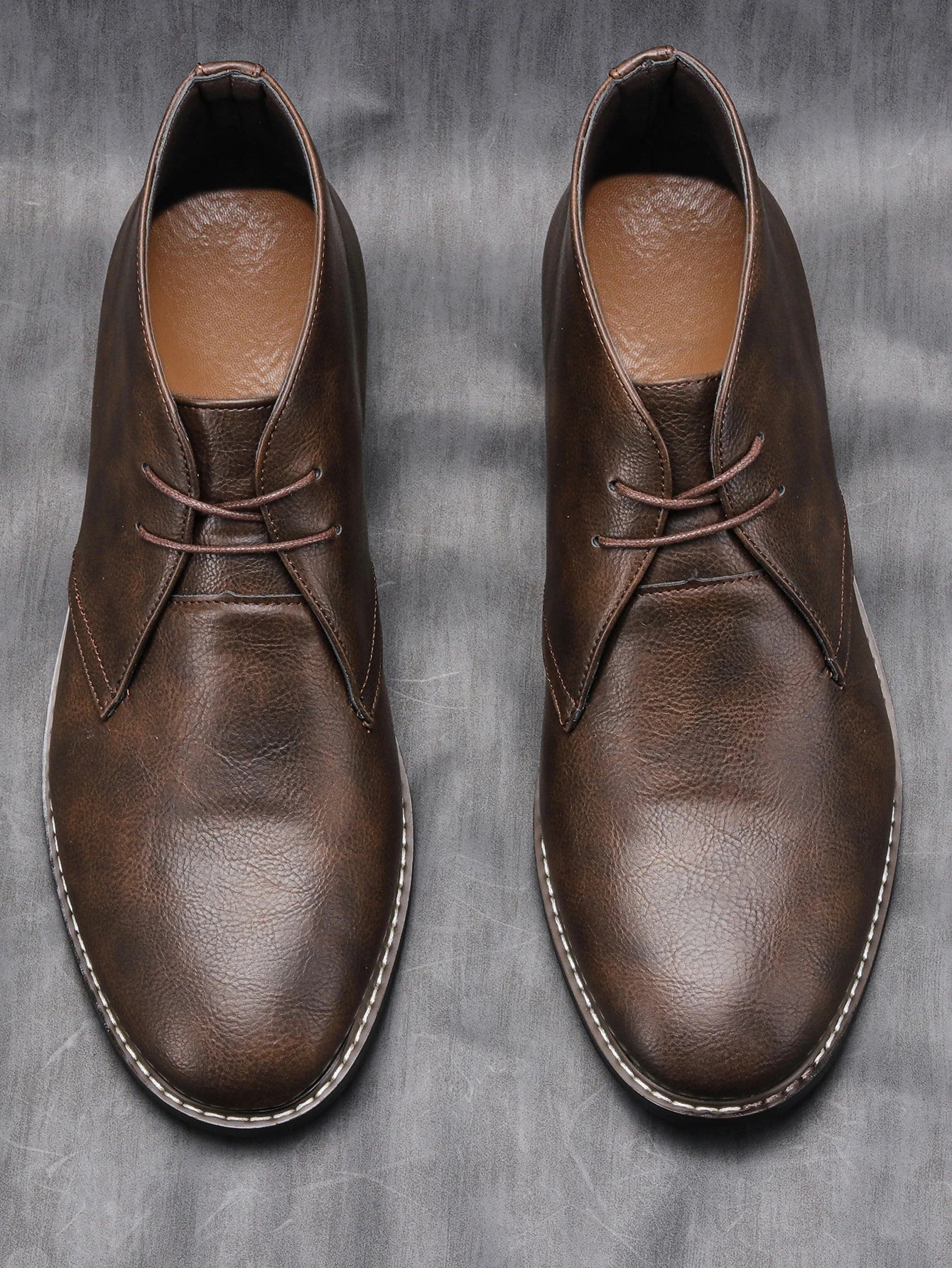 Retro Stil Herren Lederstiefel – Klassische Vintage Stiefeletten