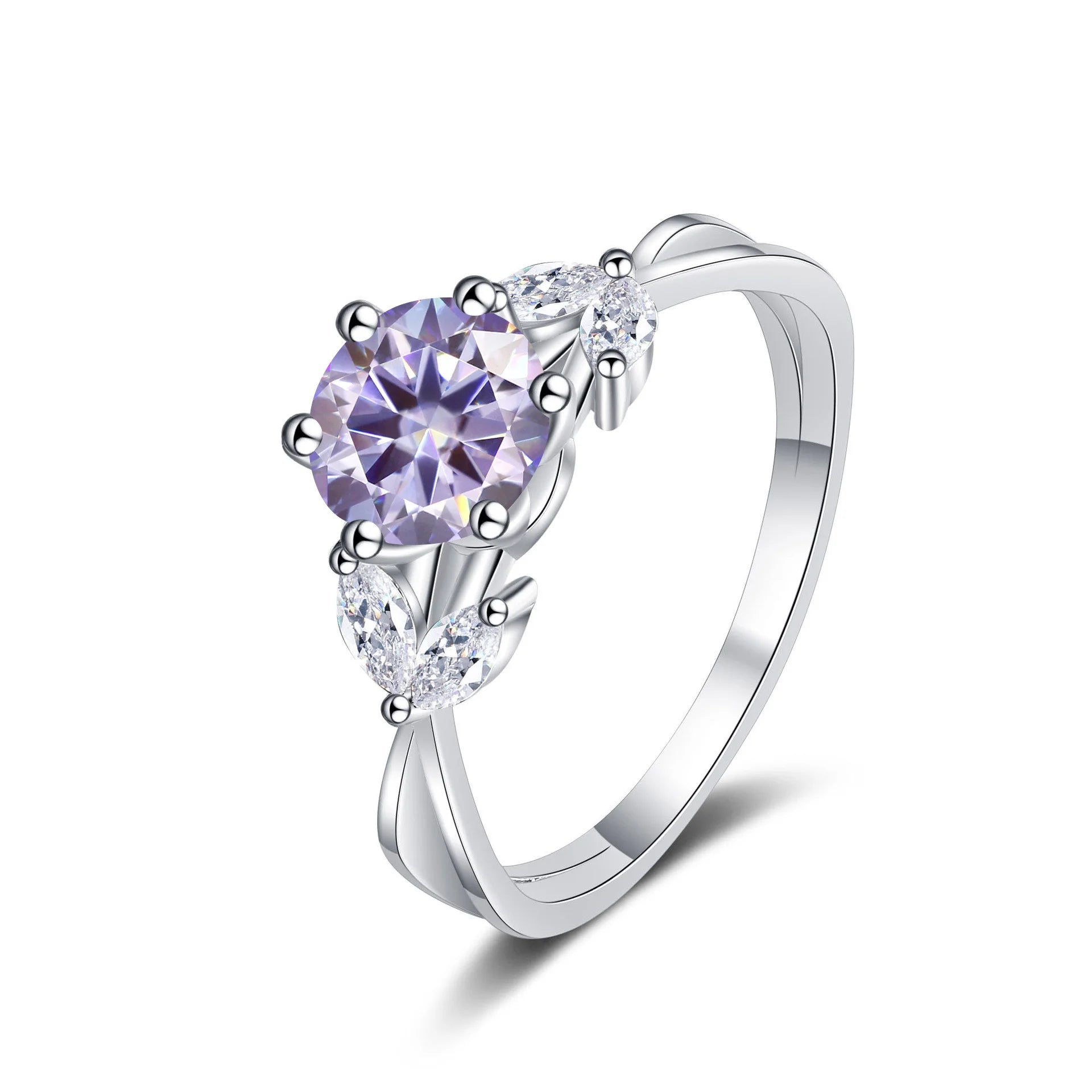 Luxus Moissanit-Solitärring – 1ct – Frauen