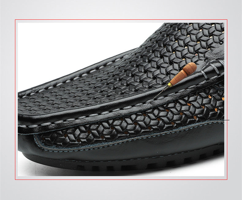 Luxus Leder Herrenmokassins