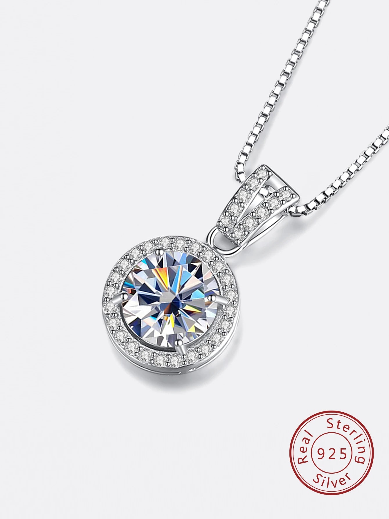 Bijox Geschichte Moissan ite Diamant Anhänger Halsketten für Frauen 925 Sterling Silber Luxus kette Trend Eis Bling Hochzeits schmuck