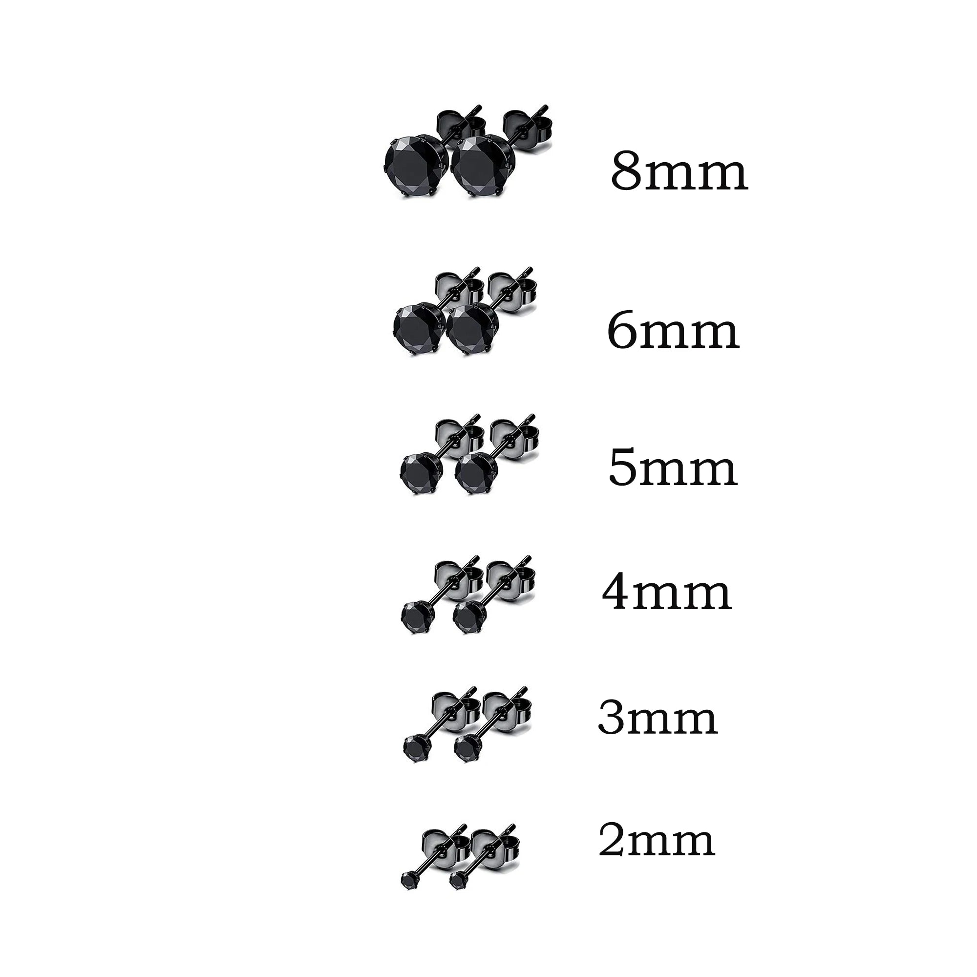 Edelstahl Ohrstecker Unisex