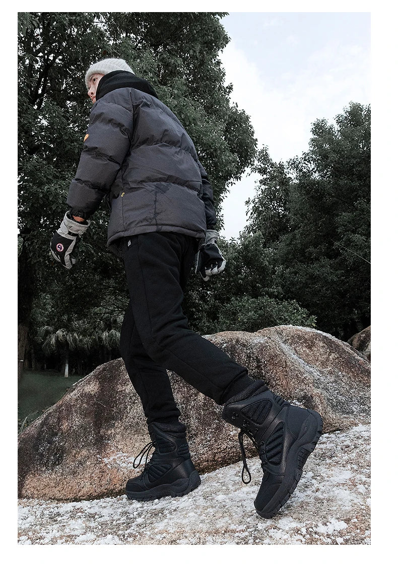 Herren High-Top Schneestiefel