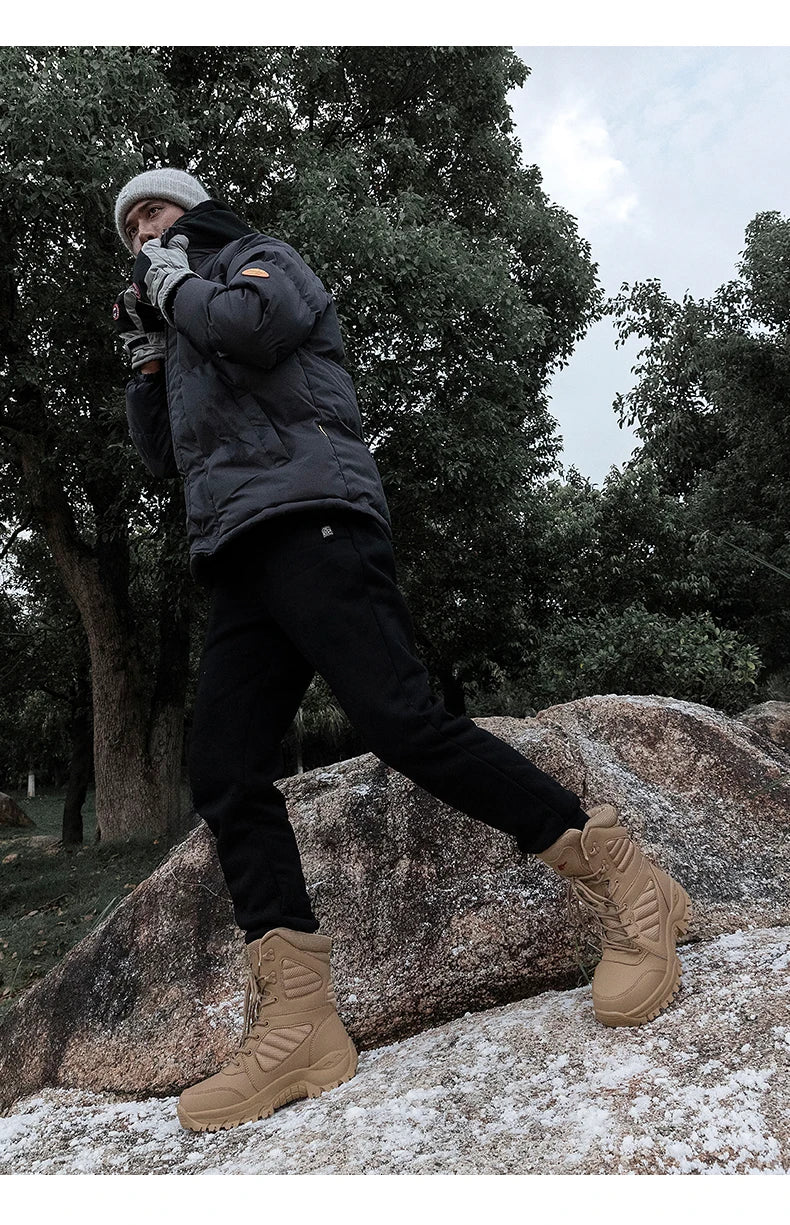 Herren High-Top Schneestiefel