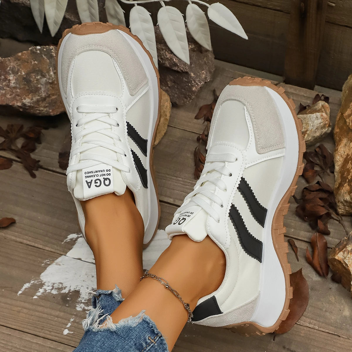 Damen Plattform Casual Sneaker