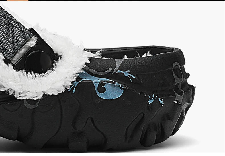 Herren Winter-Hausschuhe Plüsch & Rutschfest