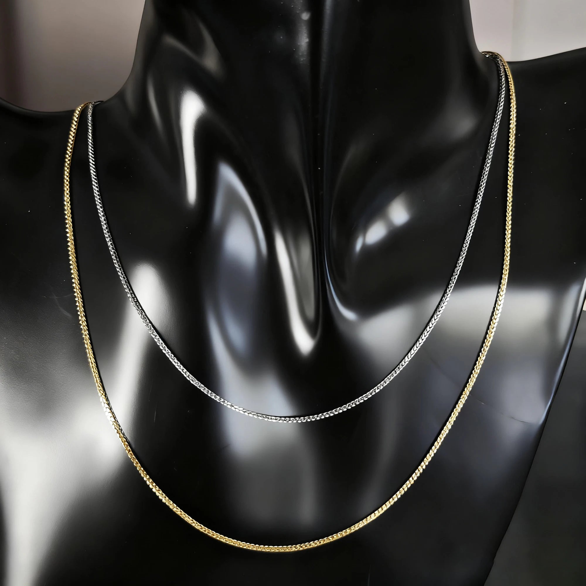 Effie Queen 100 % 925 Sterling Silber italienische 1,2 mm Chopin-Kette für Damen, modisch, 40–60 cm, Basic-Halskette, Schmuck SC53