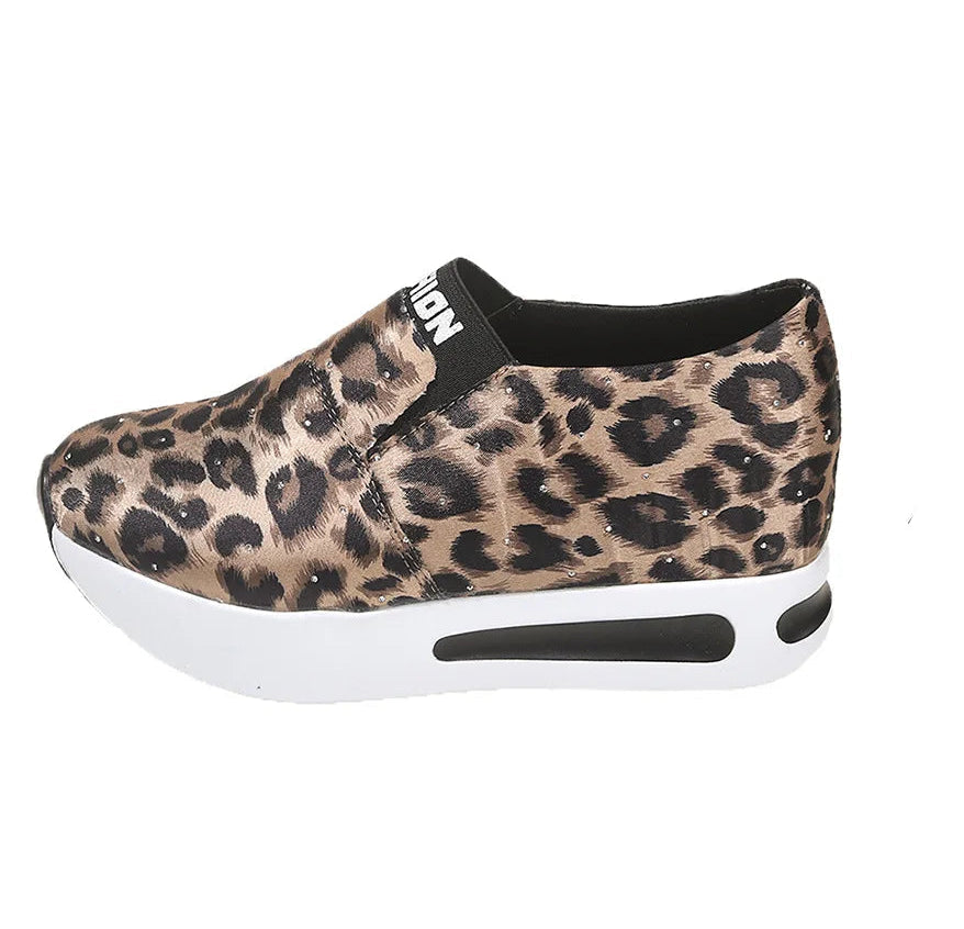 Damen Leopard Slip-On Sneaker