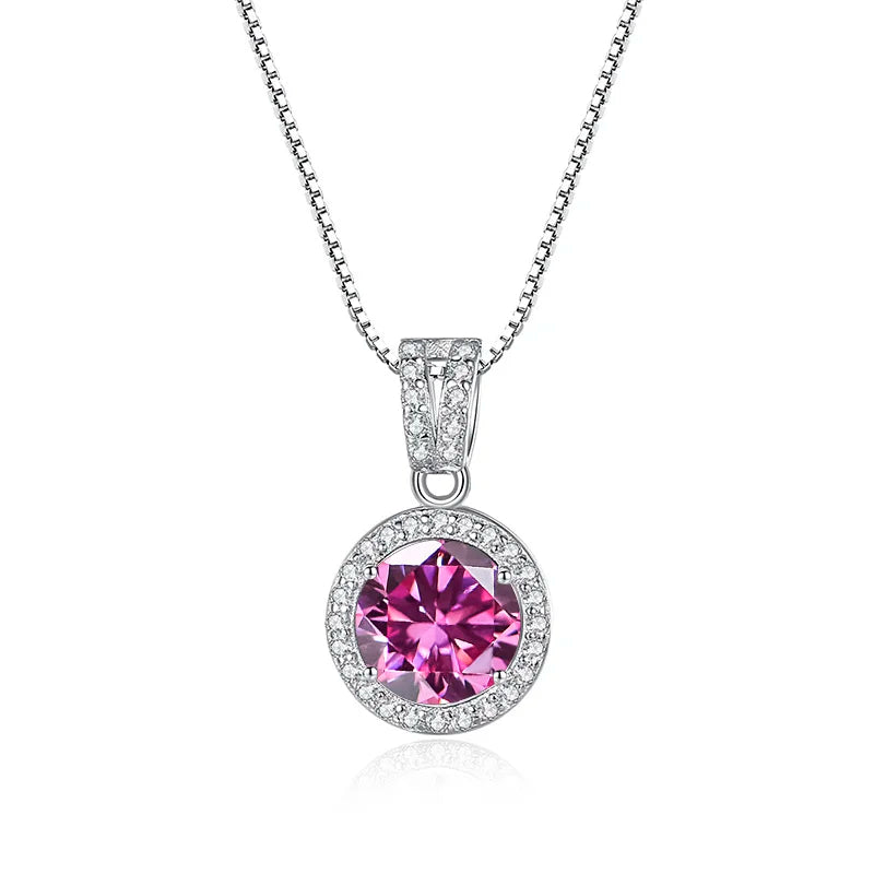 Bijox Geschichte Moissan ite Diamant Anhänger Halsketten für Frauen 925 Sterling Silber Luxus kette Trend Eis Bling Hochzeits schmuck