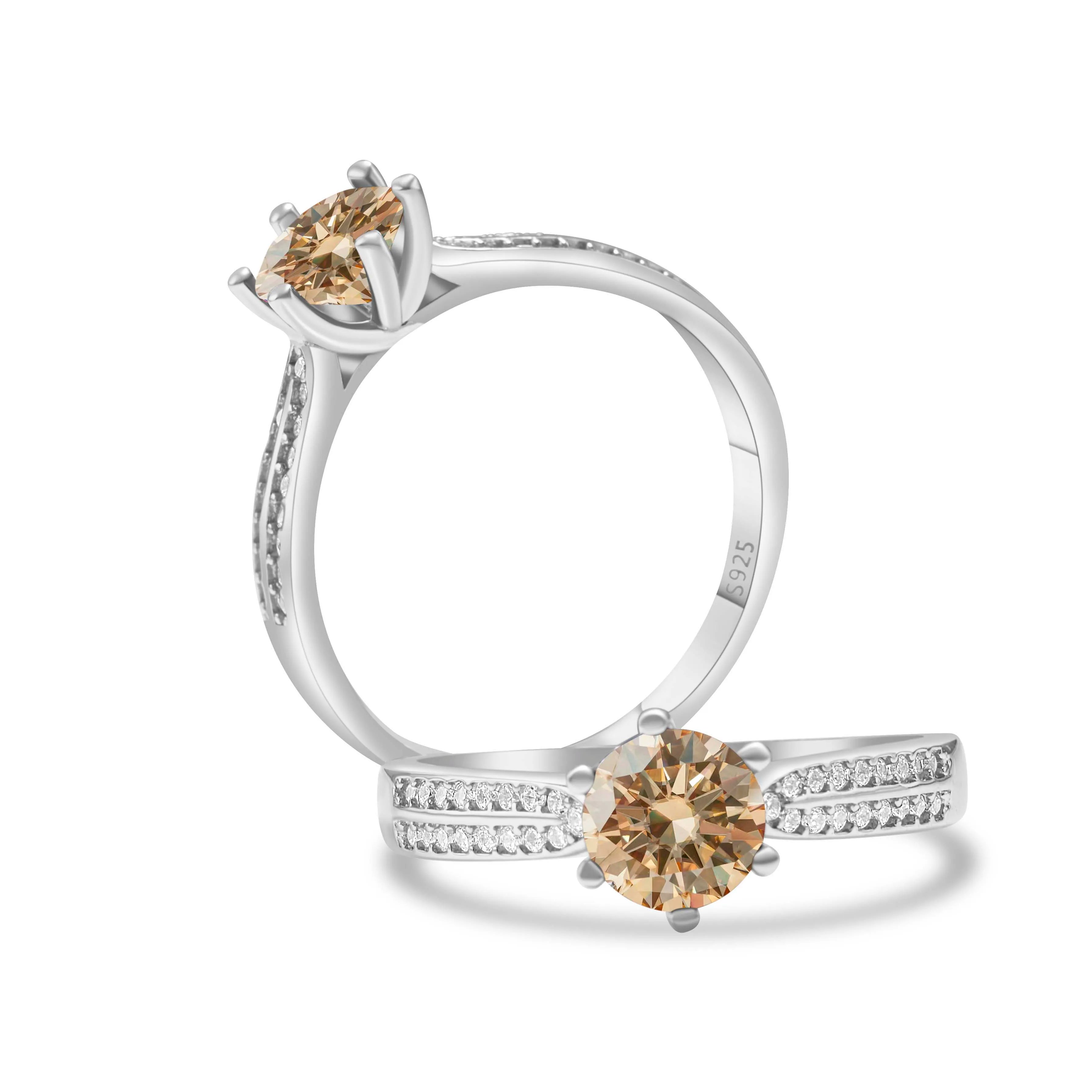 Ring D-Farbe – S925 Sterling Silber